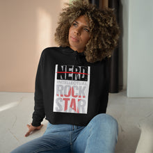 Load image into Gallery viewer, Intellectual Rockstar Crop Hoodie